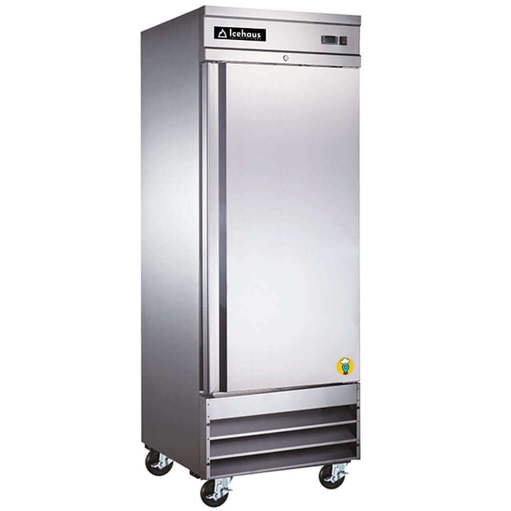 Congelador vertical industrial puerta sólida tipo reach-in para cocina profesional