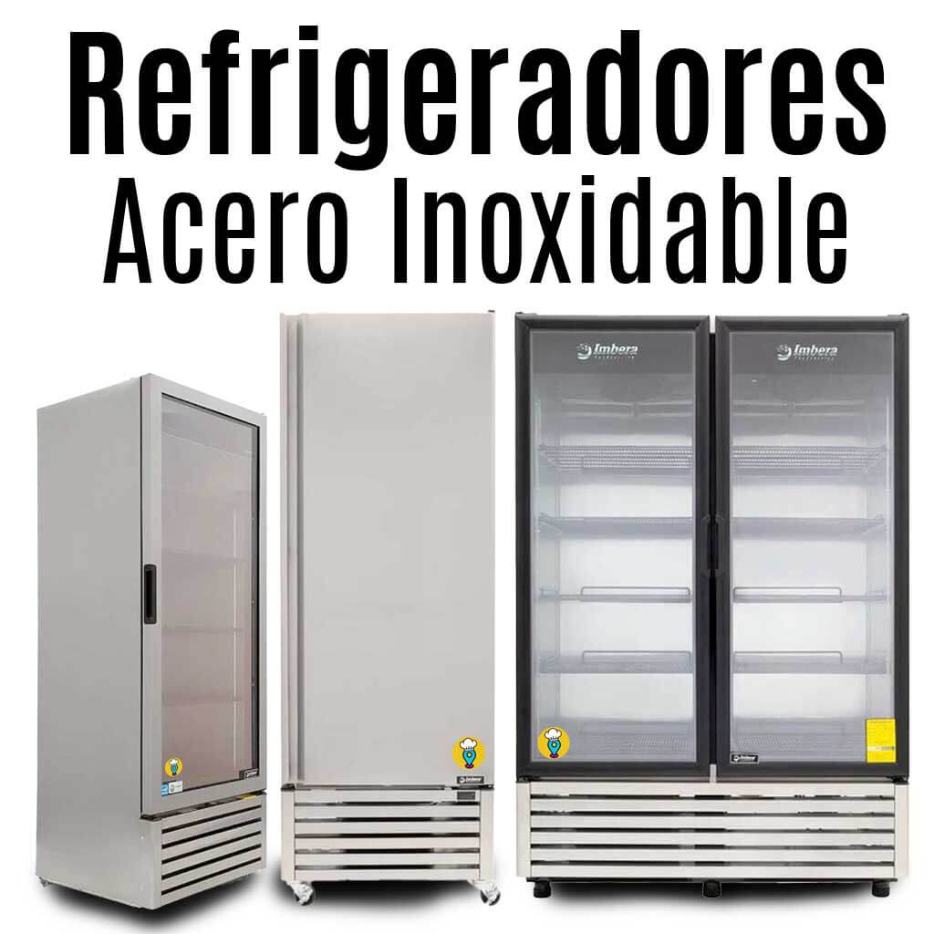 Refrigeradores de acero inoxidable Imbera para restaurante