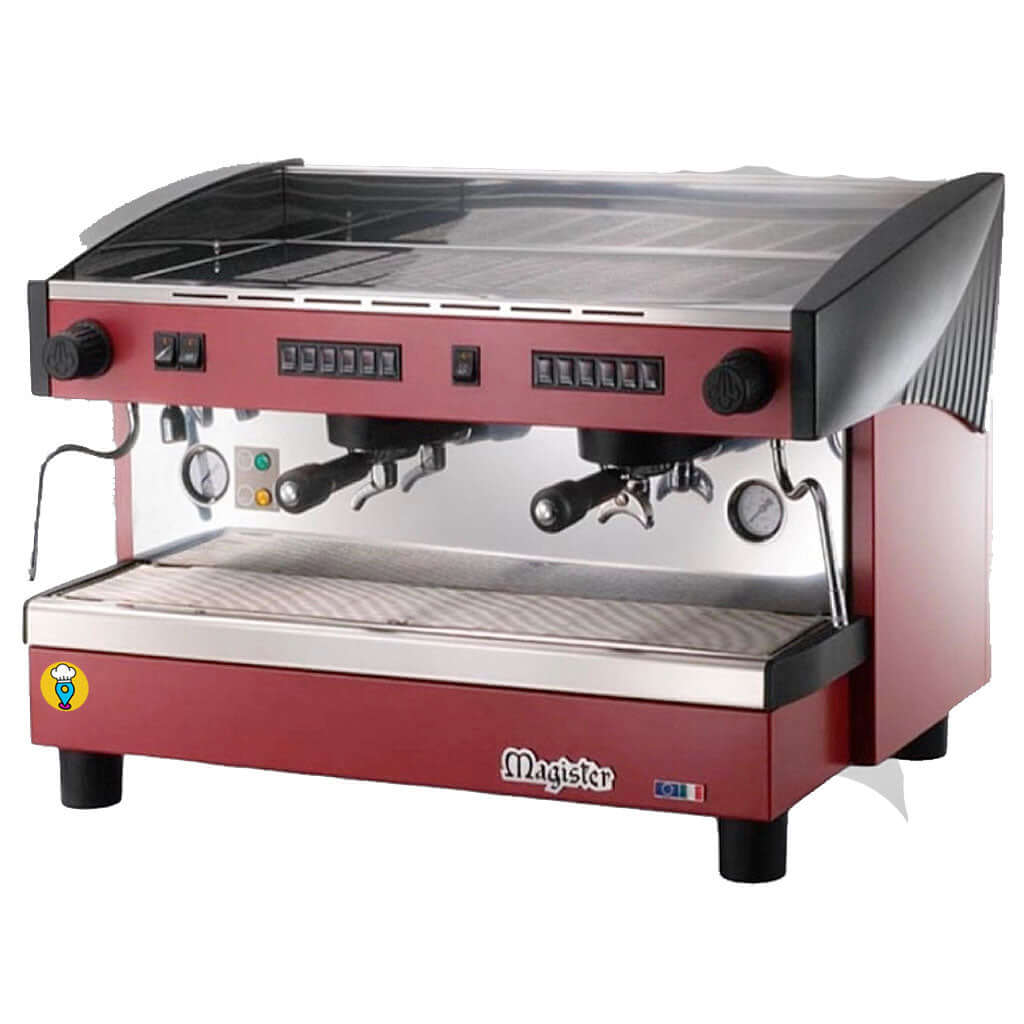 Cafetera para espresso profesional de acero inoxidable