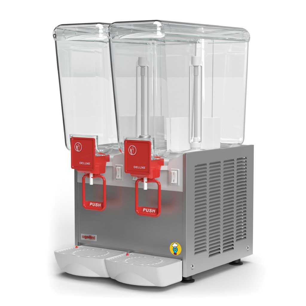 Dispensadores de bebidas Ugolini para negocio en refrigeración industrial