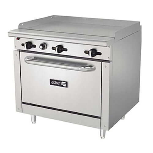 Plancha con horno Asber industrial multifunción