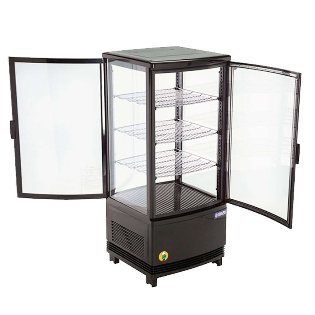 Refrigeradores panorámicos para exhibición y conservación de productos frescos