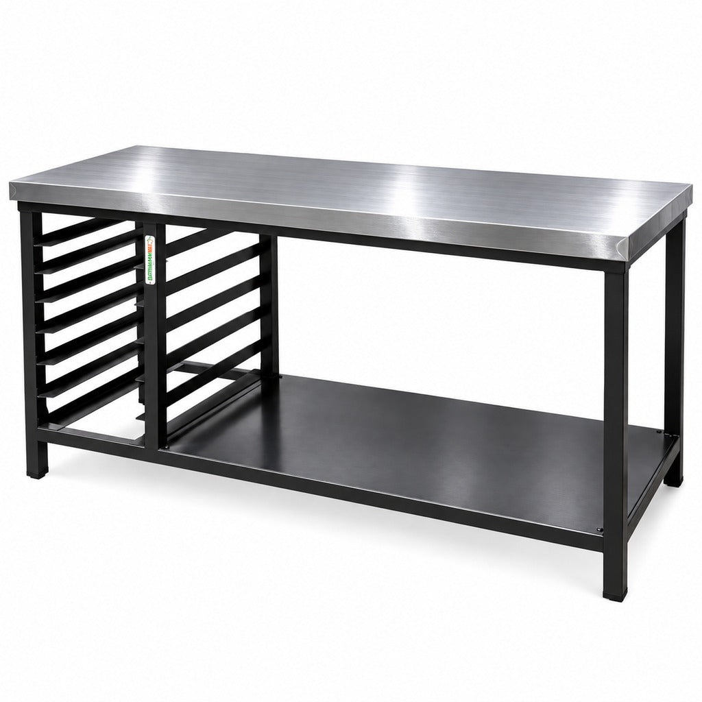 Mesa grande Bathammex MGA cubierta de acero inoxidable 240 cm foto principal