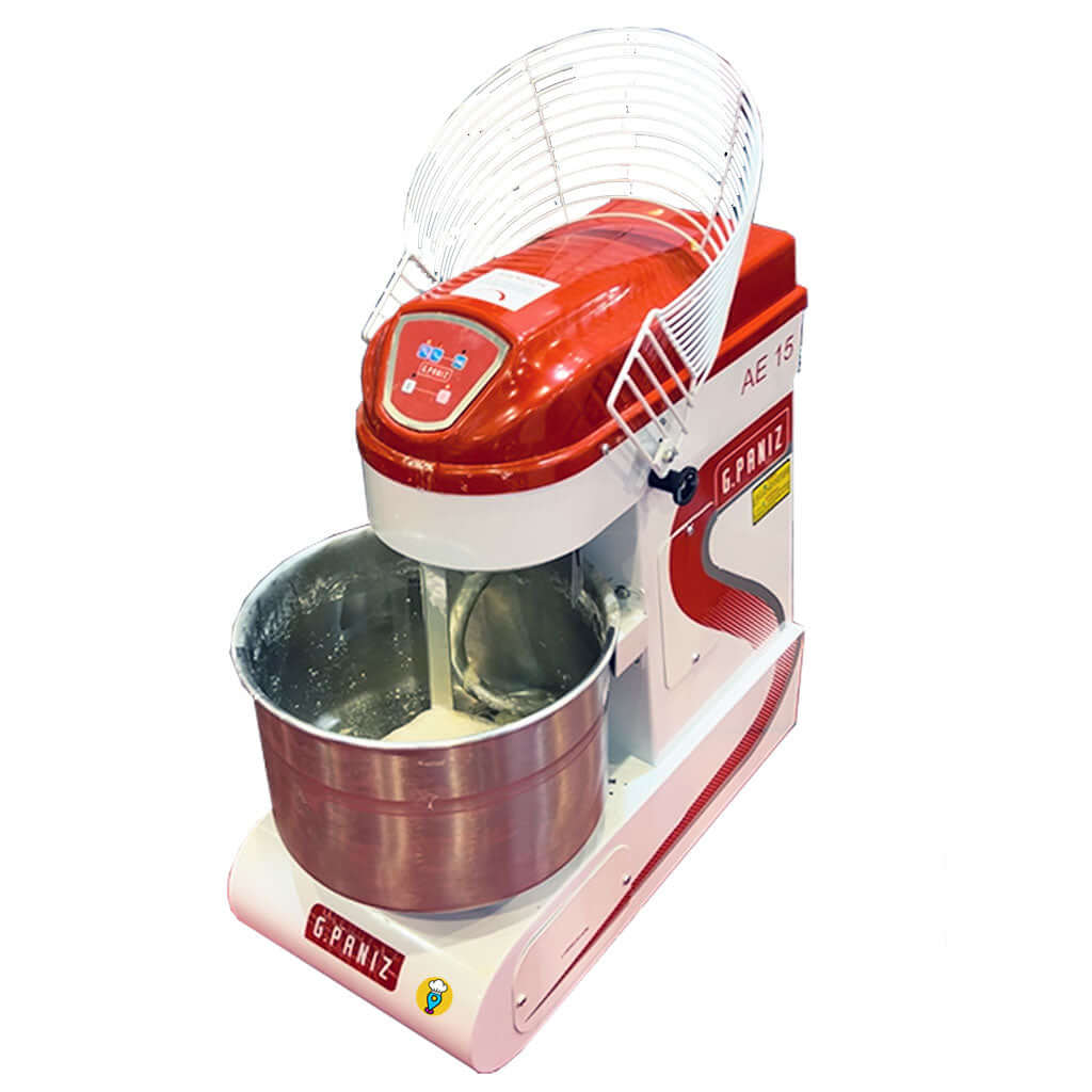 amasadora para pizza 15 kilos abierta