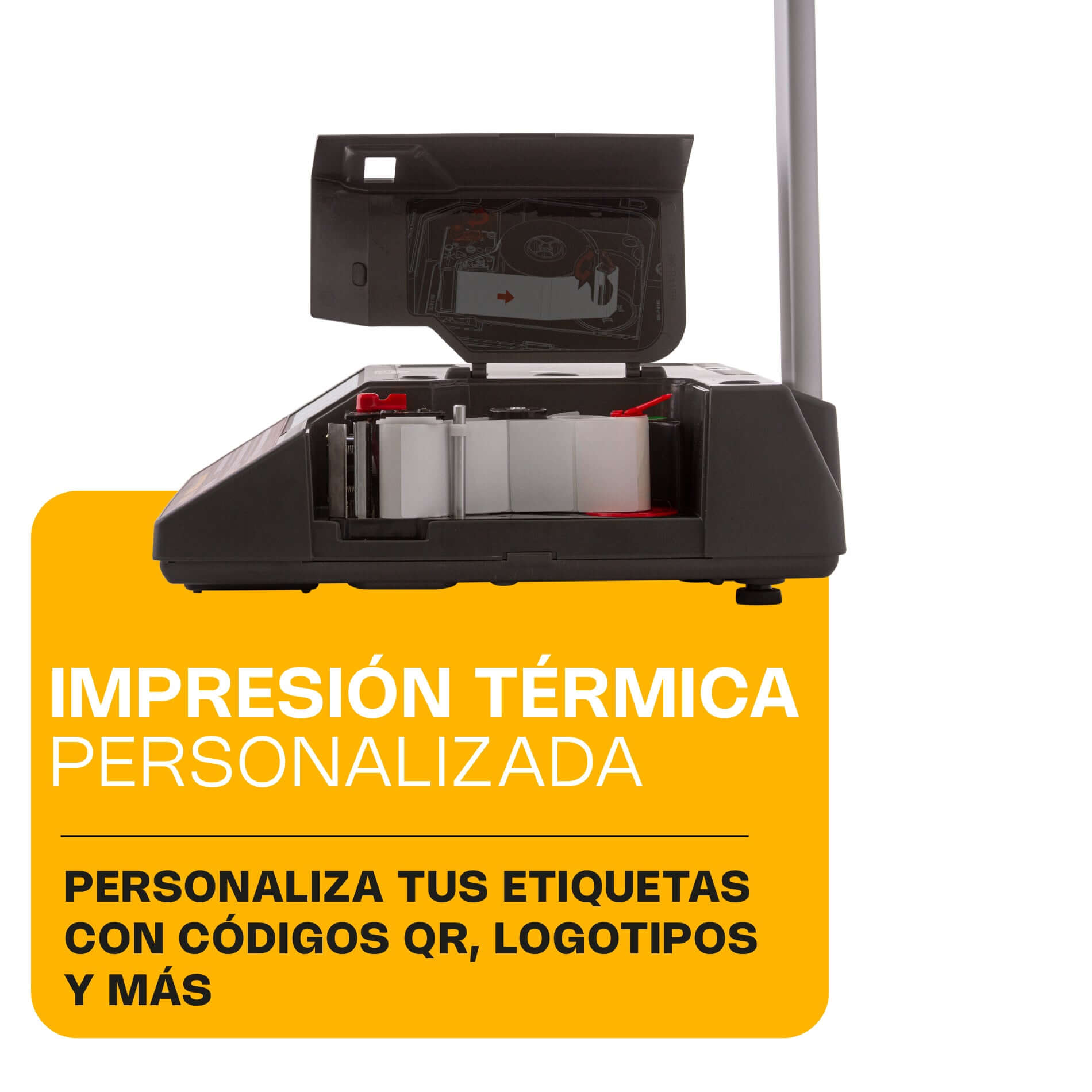 Bascula etiquetadora Rhino BAET-30X conectividad Ethernet y WiFi