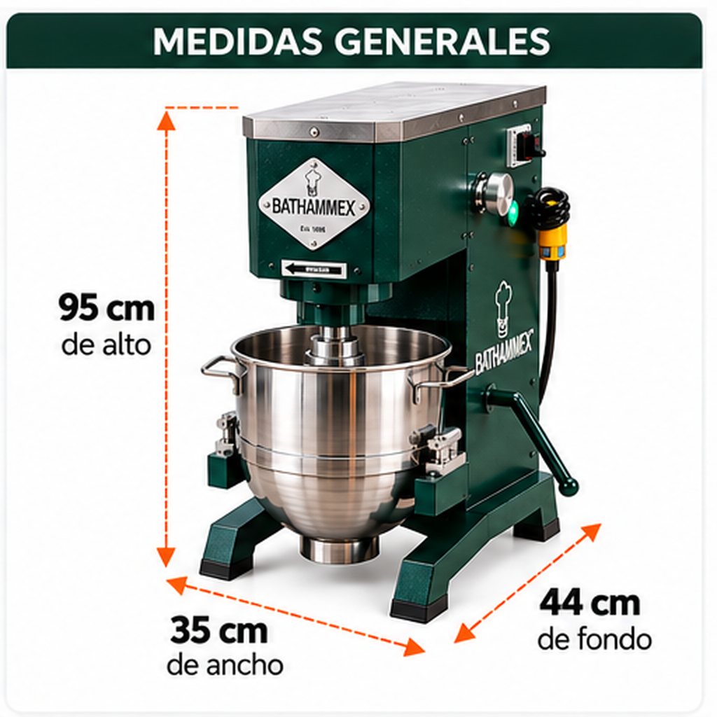 Medidas BATHAMMEX B40: 95 cm alto 35 cm ancho 44 cm fondo