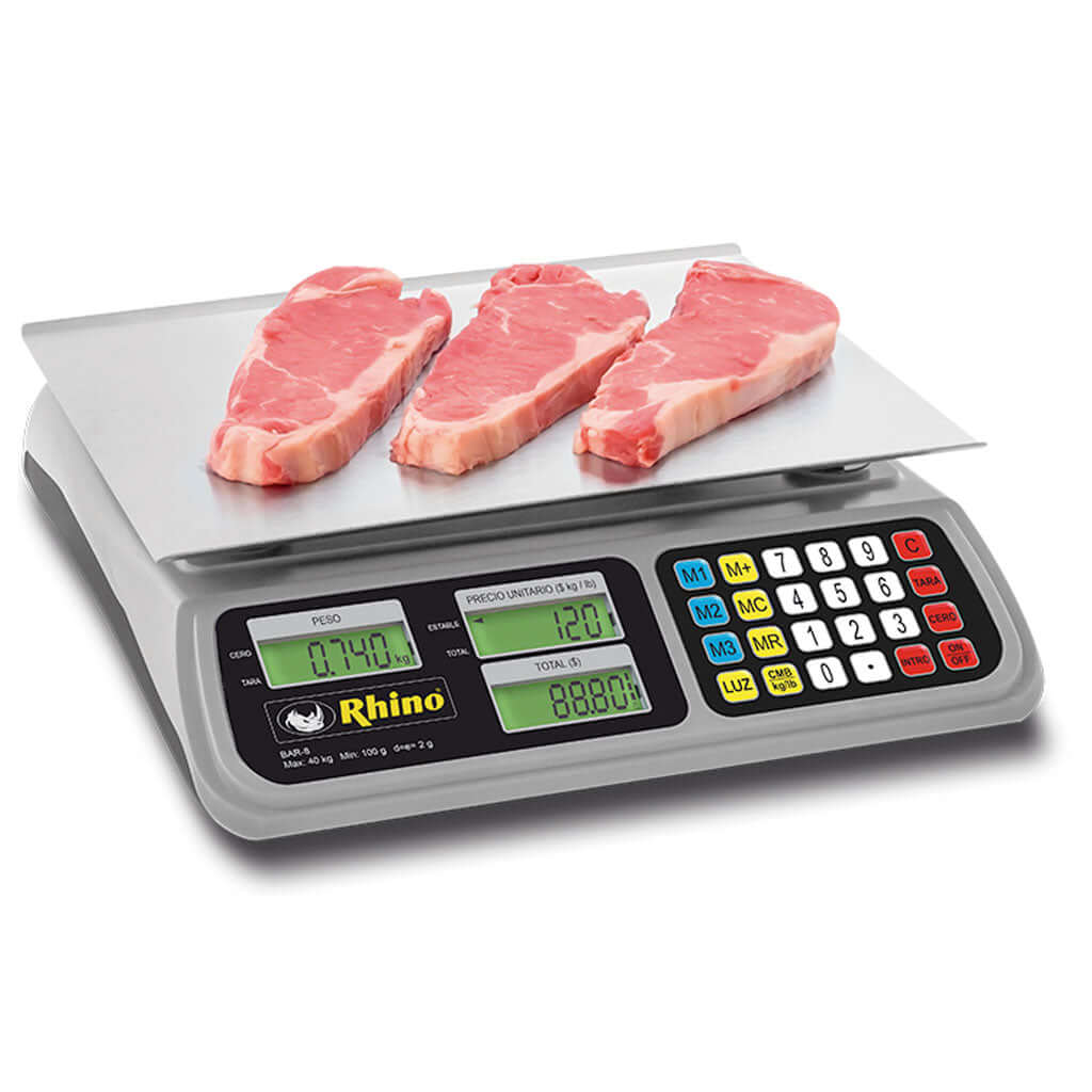 Bascula-digital-Rhino-BAR-8-con-carne