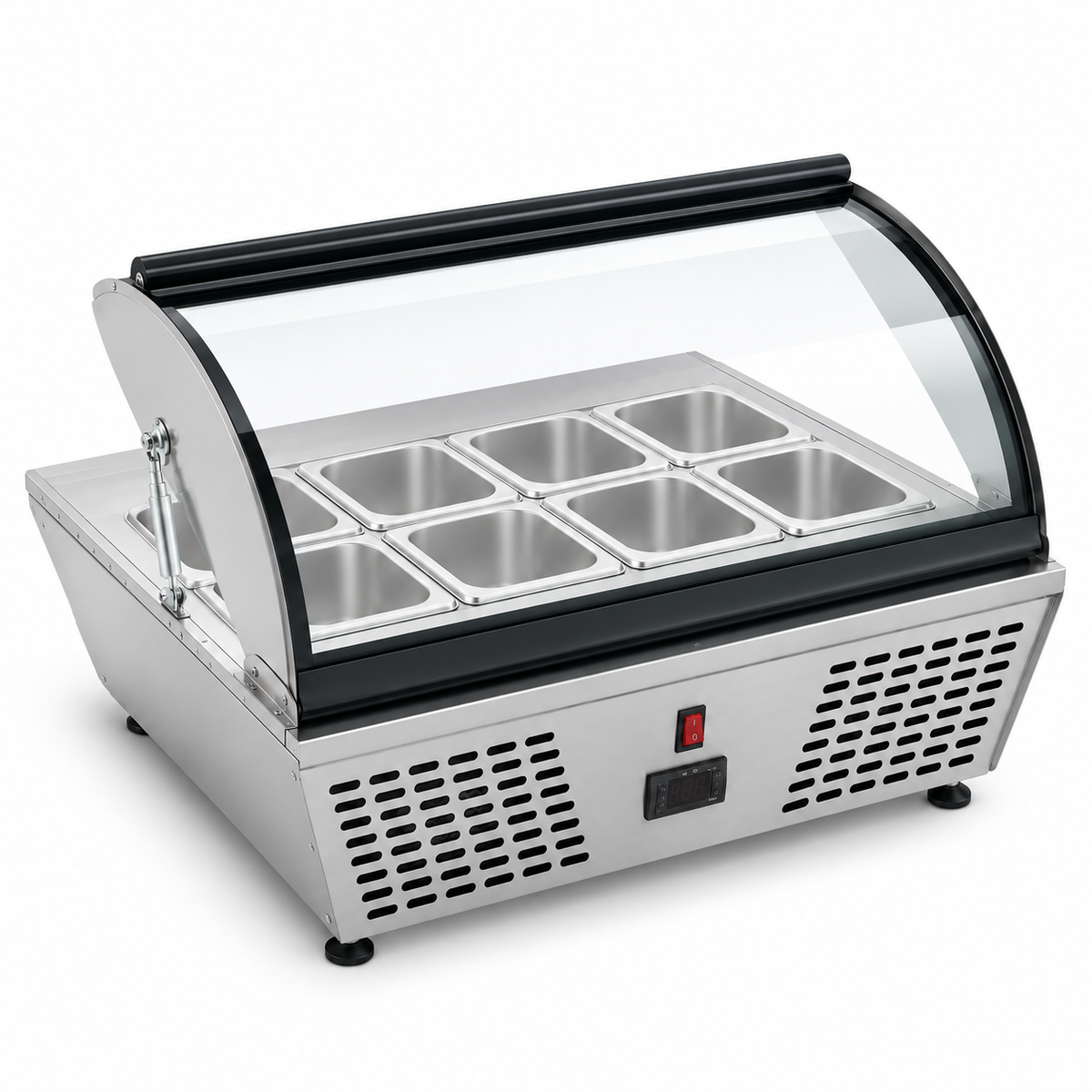 Base Refrigerada para Ensaladas Migsa RTW67L - 8 Insertos