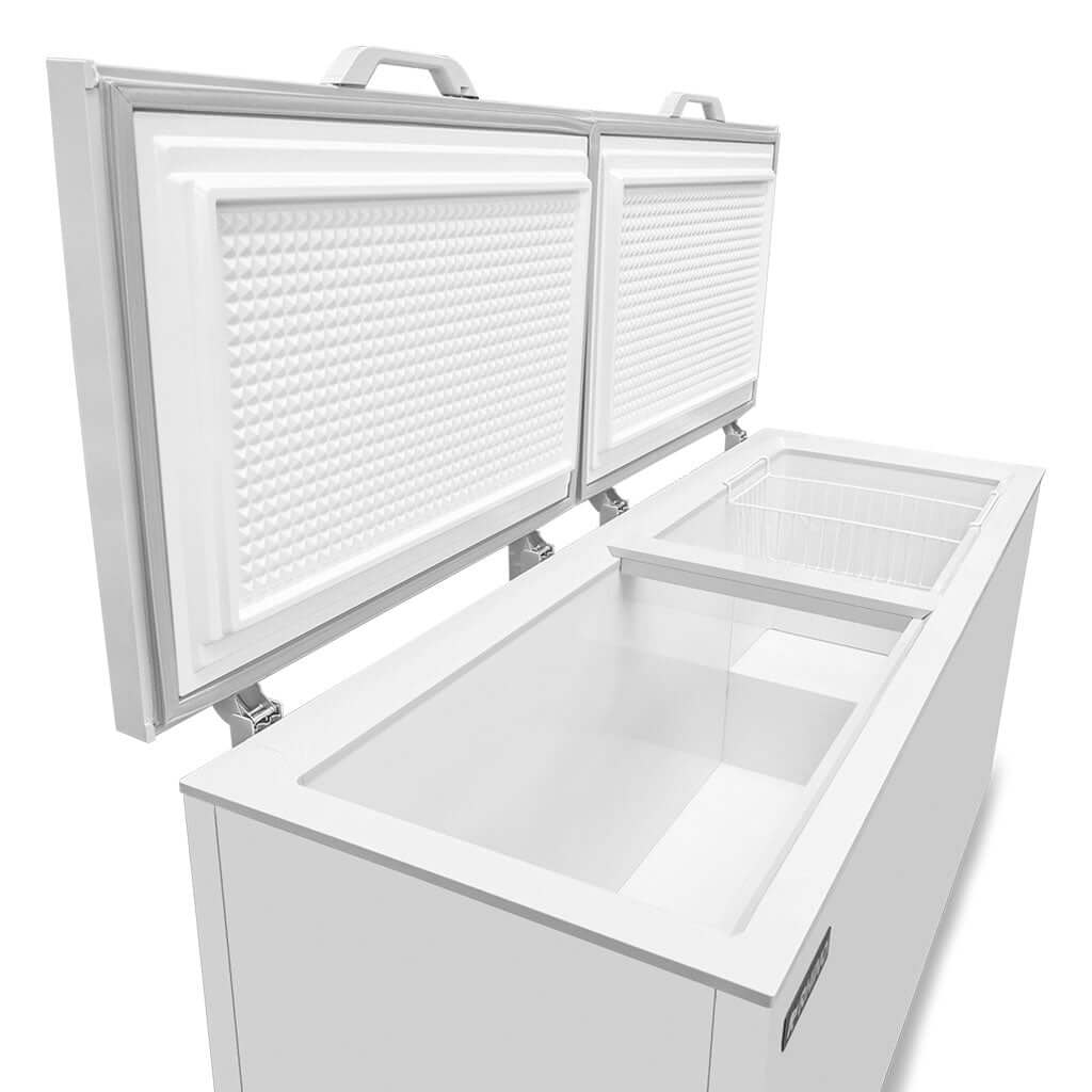 Interior del congelador horizontal 25 pies Rhino gran capacidad