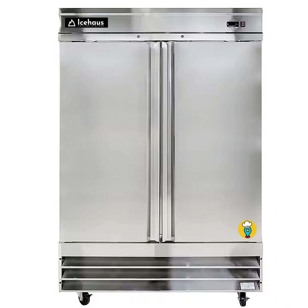 Congelador-Vertical-2-Puertas-Icehaus-CV-2PS-SS-01-frente