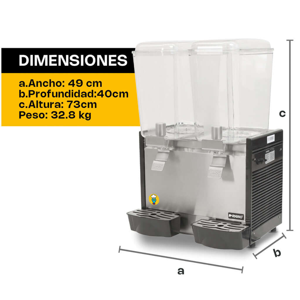 Dispensador-de-bebidas-frias-rhino-DISBEF-2T-dimensiones