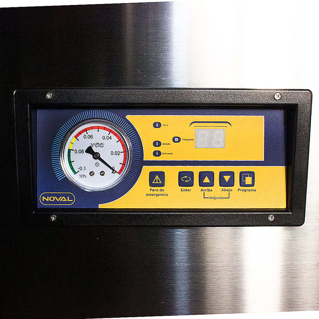 Empacadora-al-alto-vacio-noval-EVN-20P-manometro