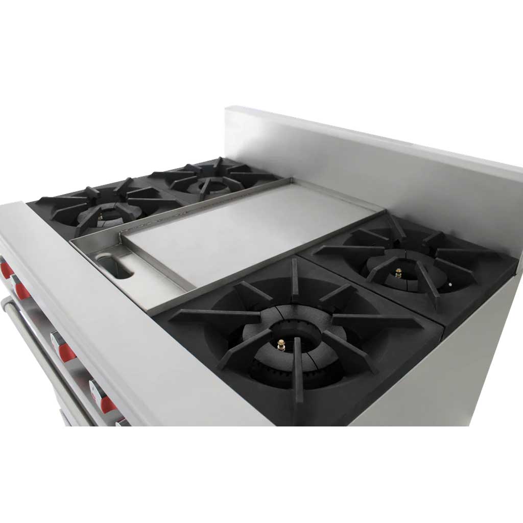 Estufa 4 Parrillas, Plancha y Horno DRAGO - CG-41P