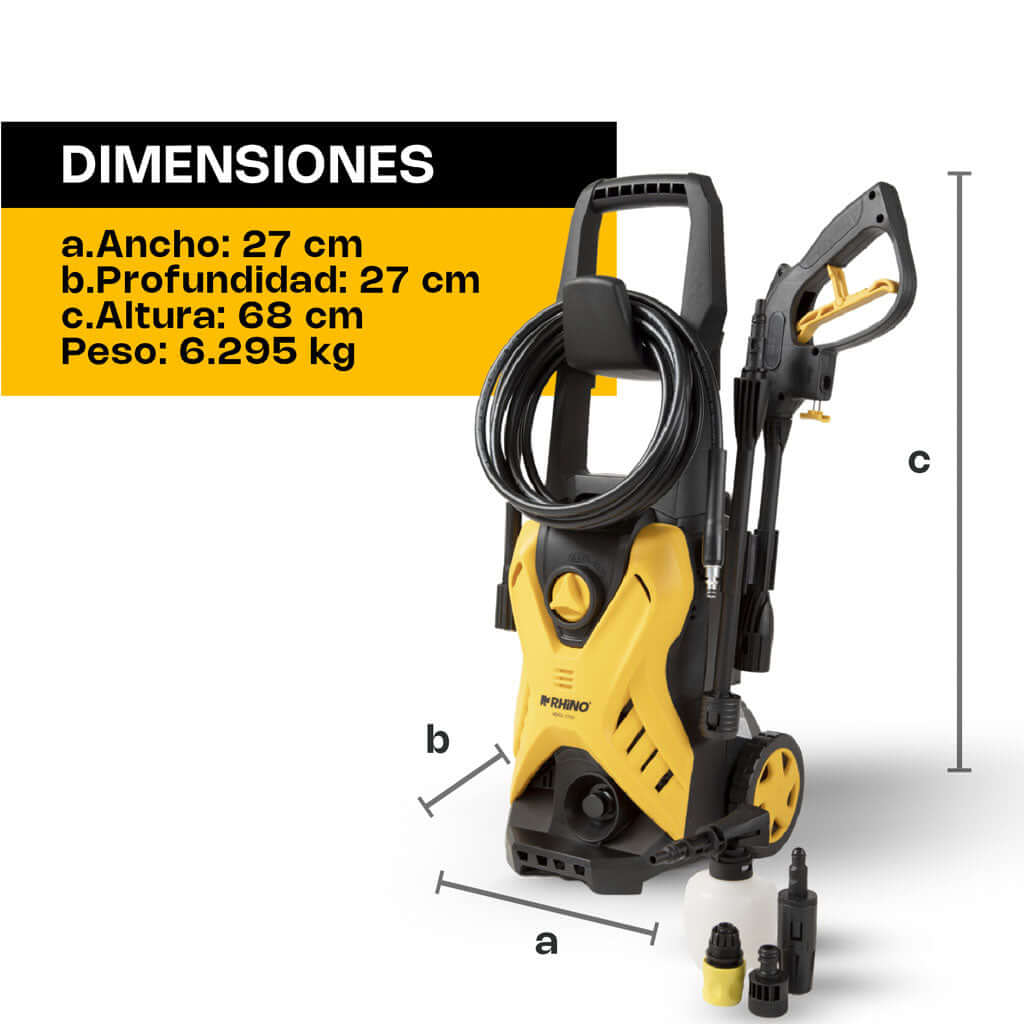 Hidrolavadora Rhino HIDRA-1700 – Potencia y Eficiencia