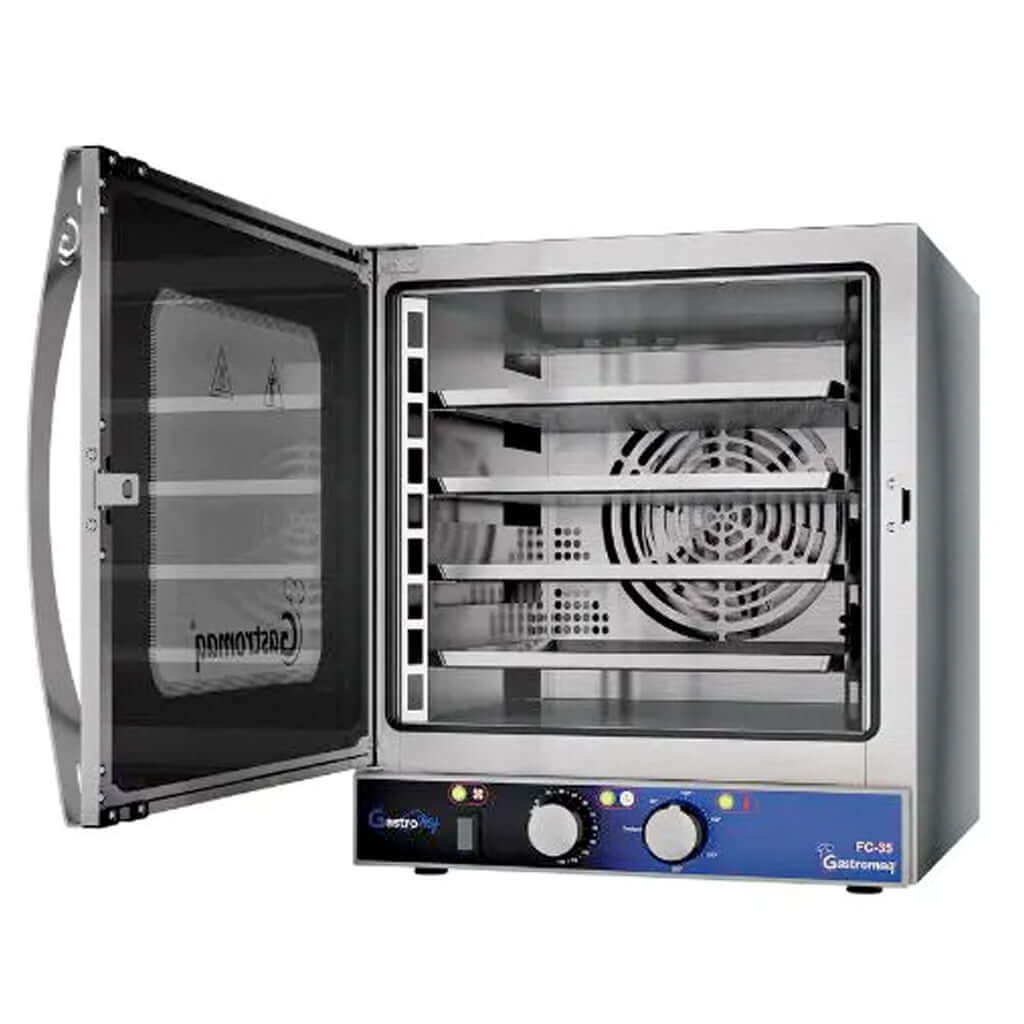 horno electrico para panaderia gastromaq fc-35a puerta abierta