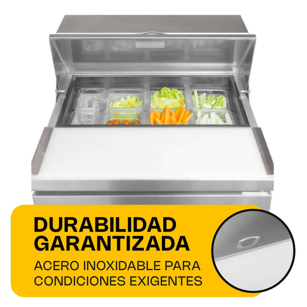 Mesa-refrigeradas-de-preparacion-Rhino-MERSAL-27-con-producto