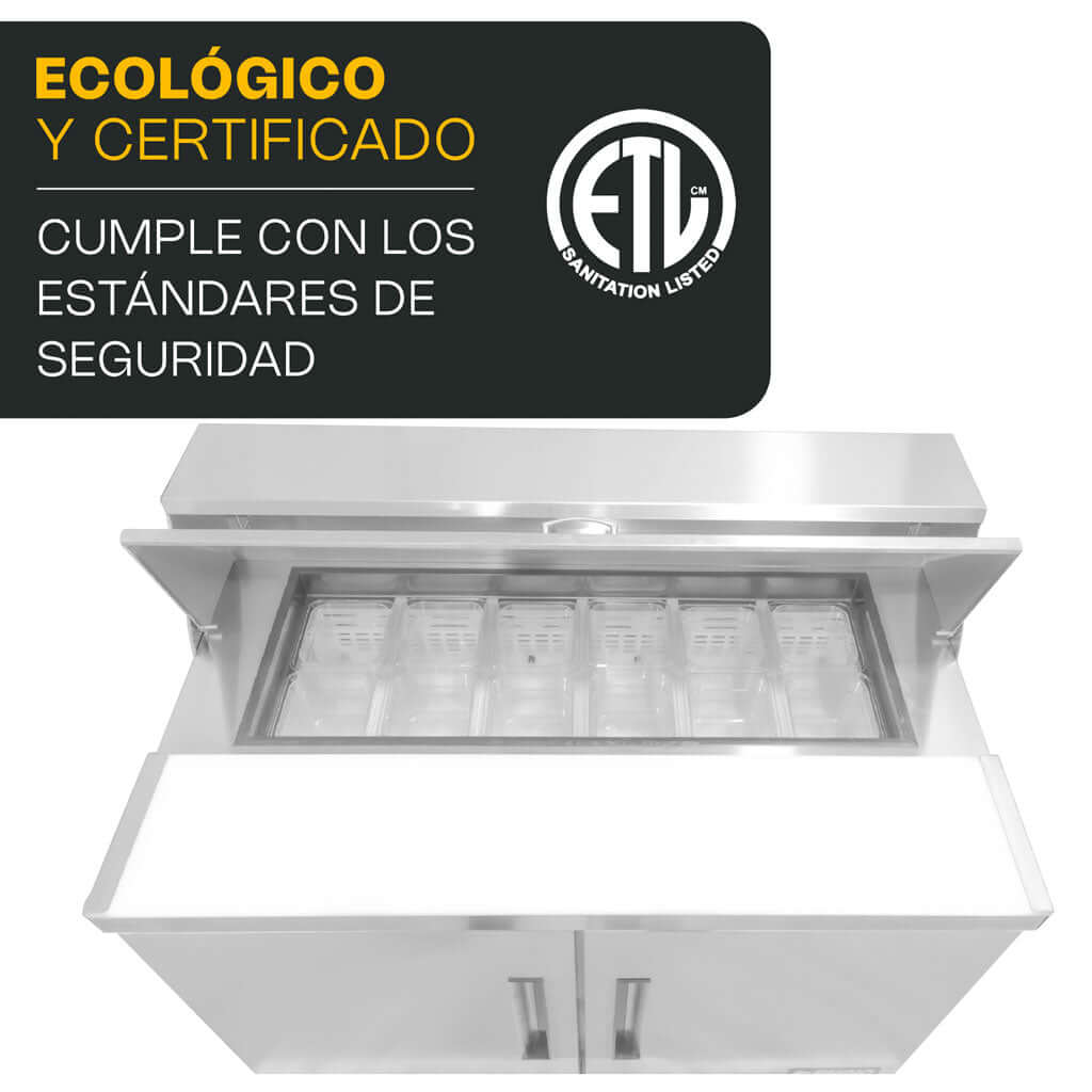 Mesa-refrigeradas-de-preparacion-Rhino-MERSAL-48-vista-arriba