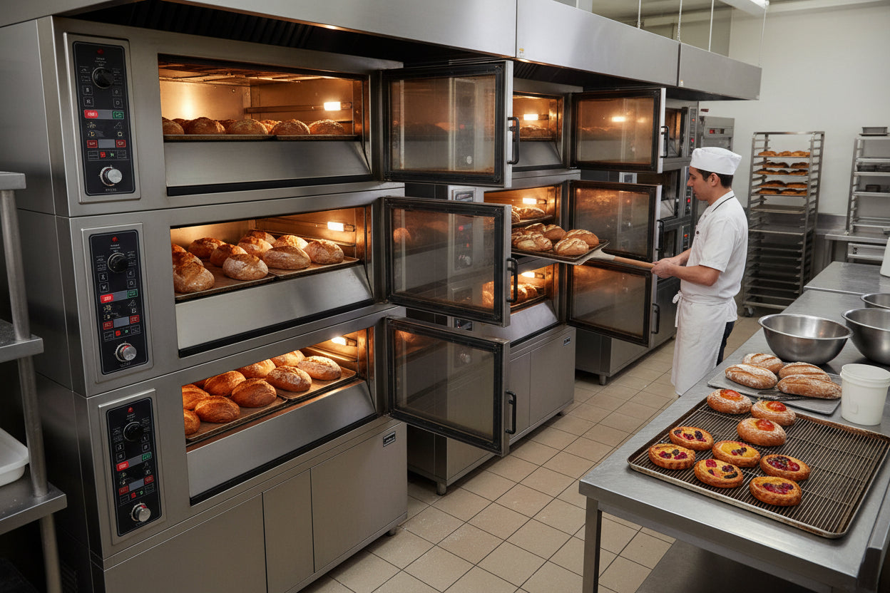 Horno para panadería industrial profesional en México