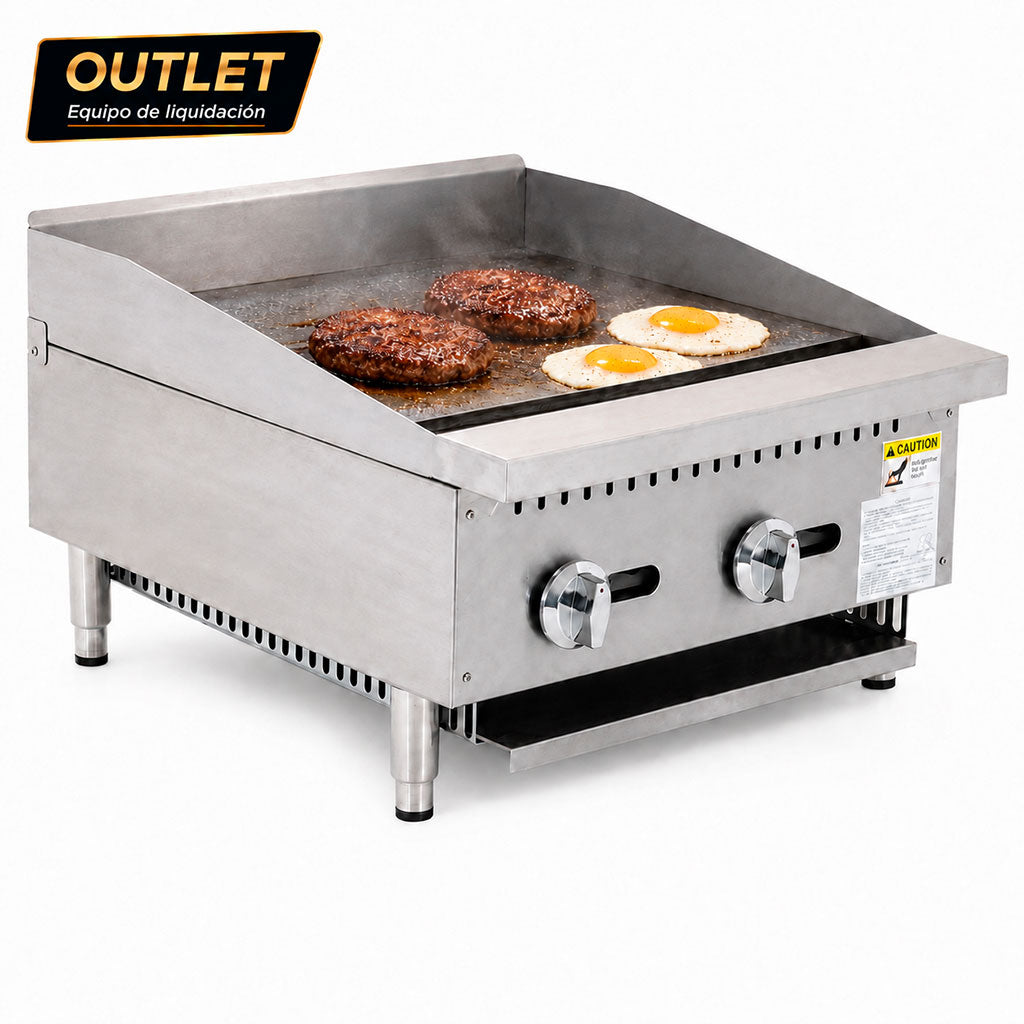 plancha a gas industrial migsa MGRGR-24-MG outlet descuento