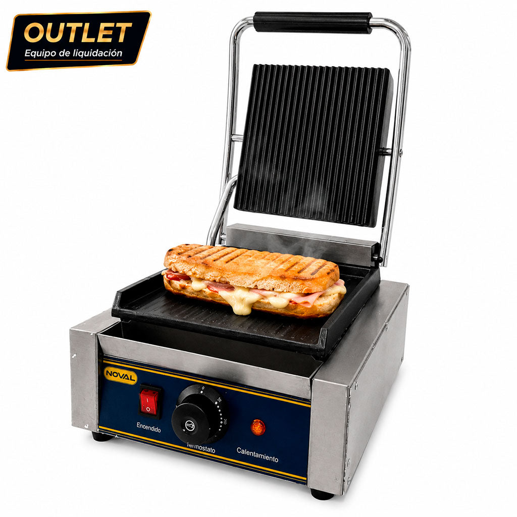 plancha para paninis noval plg300m outlet descuento