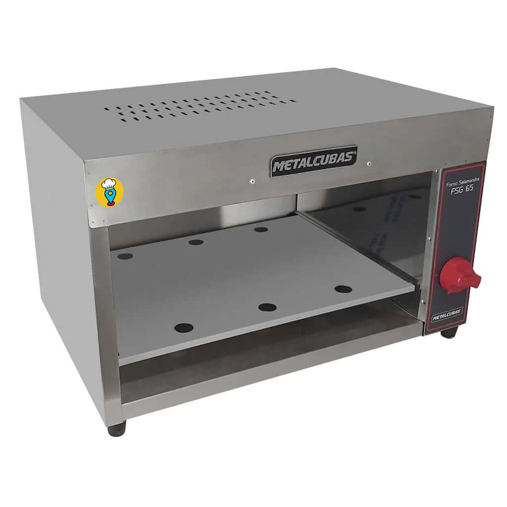Salamandra a Gas Metalcubas FSG65 – 55cms de Frente