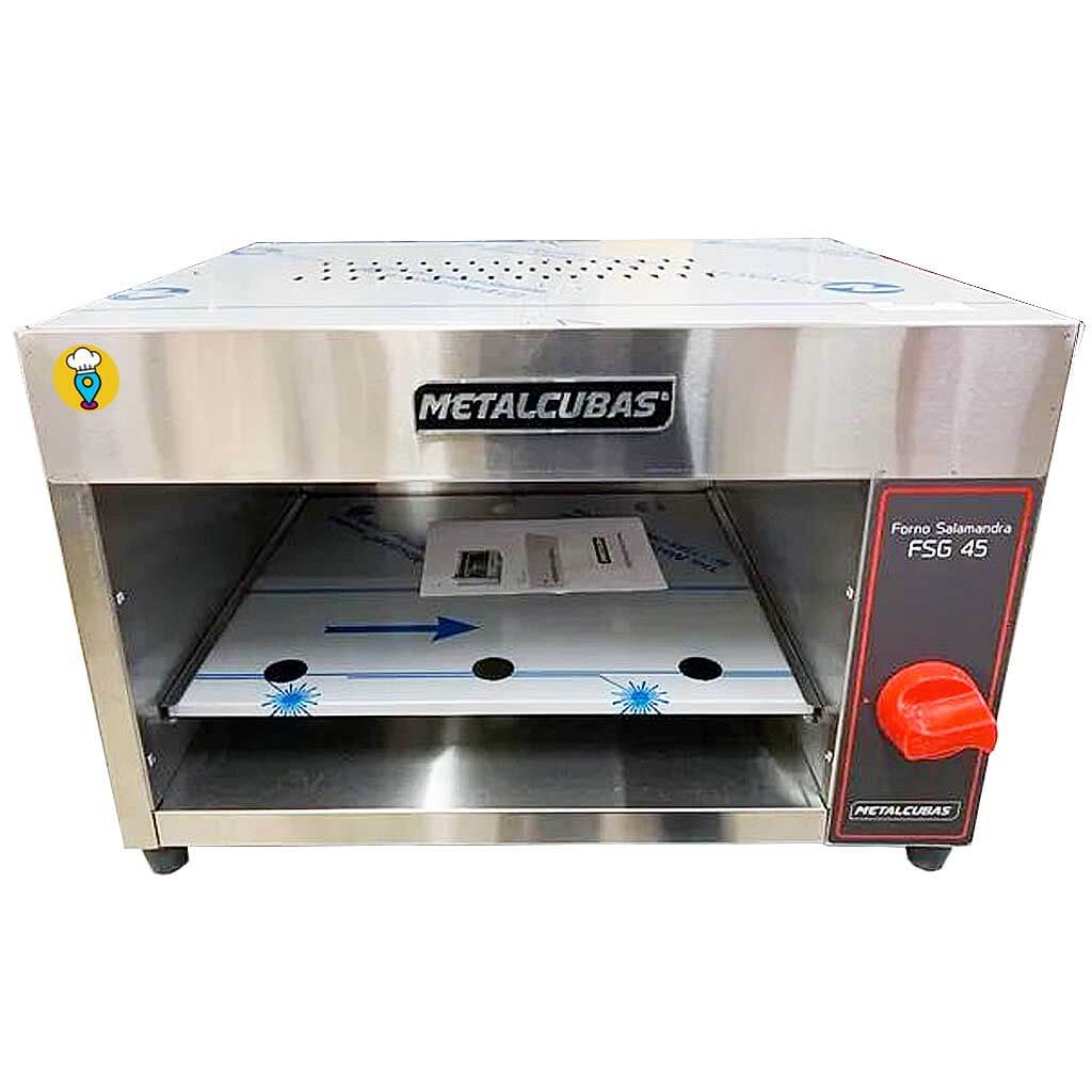 Salamandra a Gas Metalcubas FG 450 - 45cms de Frente