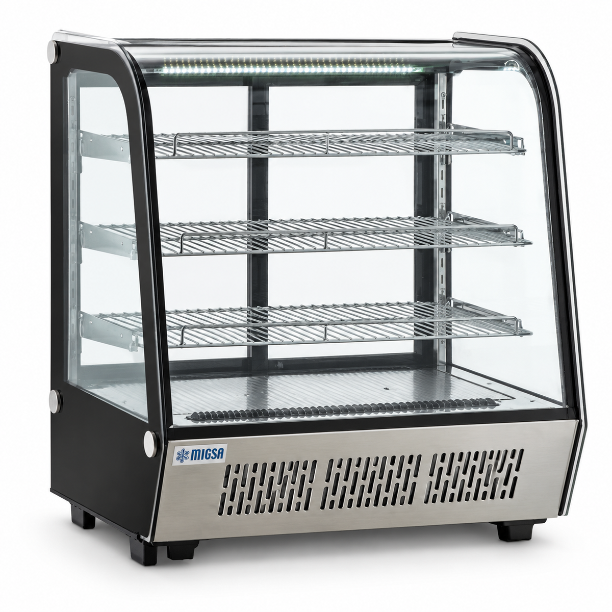 Vitrina refrigerada MIGSA CW-145R 145 litros cristal curvo