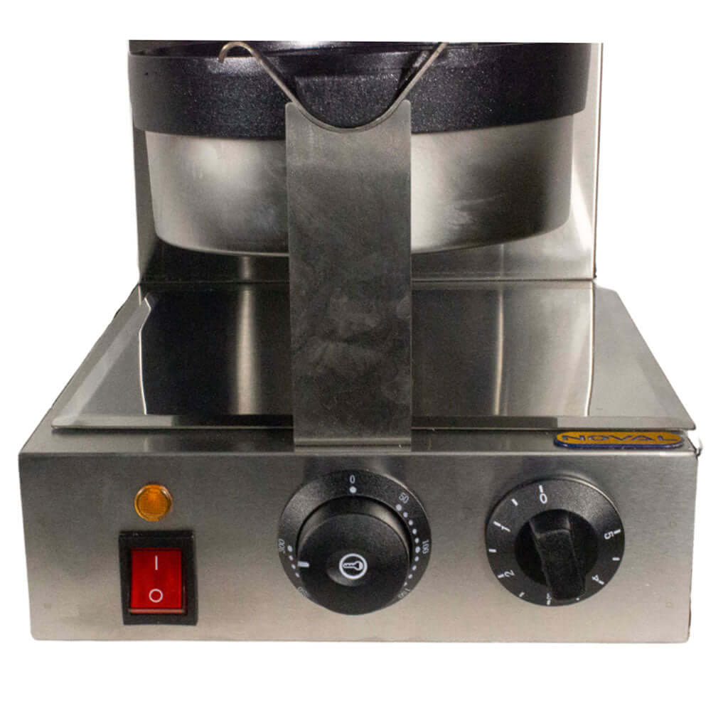 Waflera-electrica-belga-giratoria-Noval-WF-B-termostato