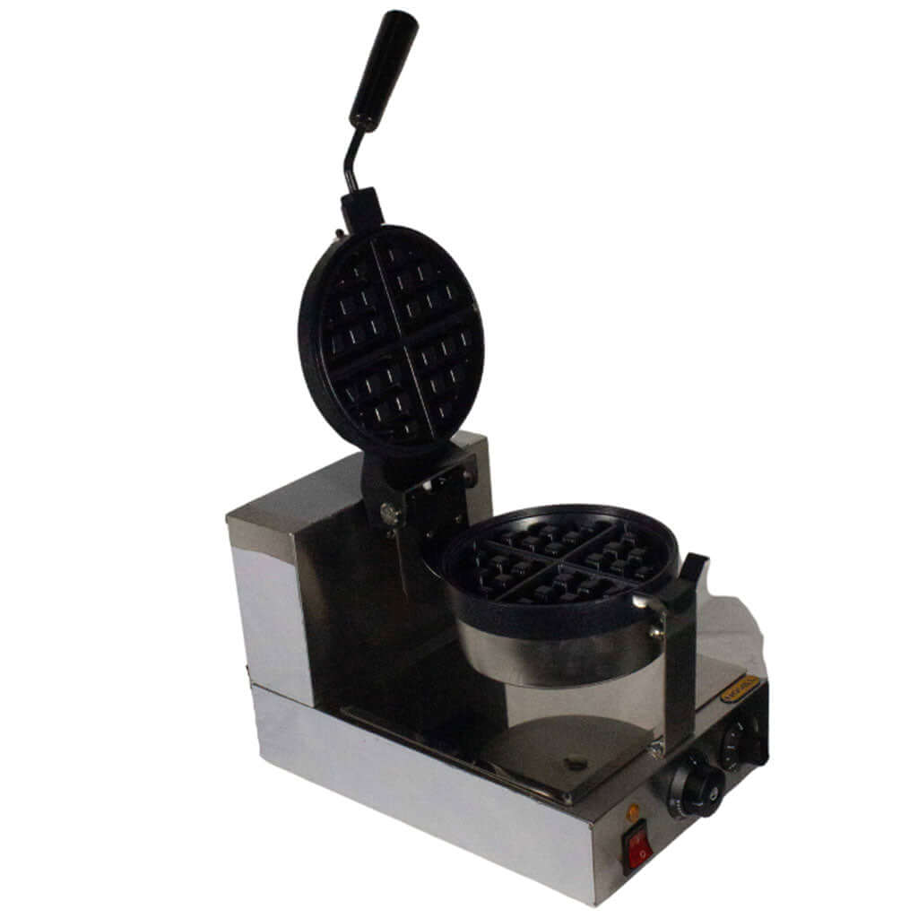 Waflera-electrica-belga-giratoria-Noval-WF-B-vista-lateral