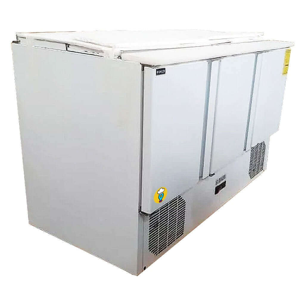 Mesa-fria-para-ensaladas-Migsa-modelo-S903-von-viniles-blancos-de-empaque