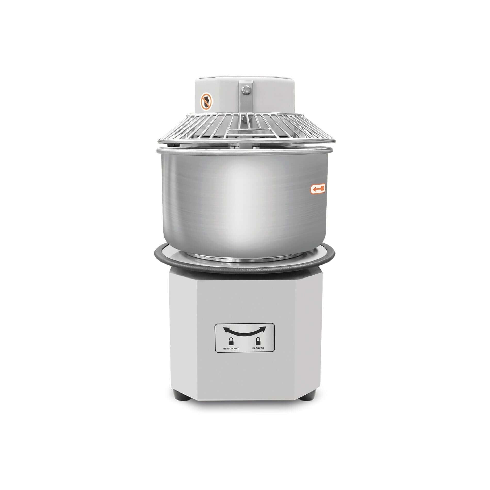 Tazón de acero inoxidable de la maquina amasadora Rhino AMASA-20PRO