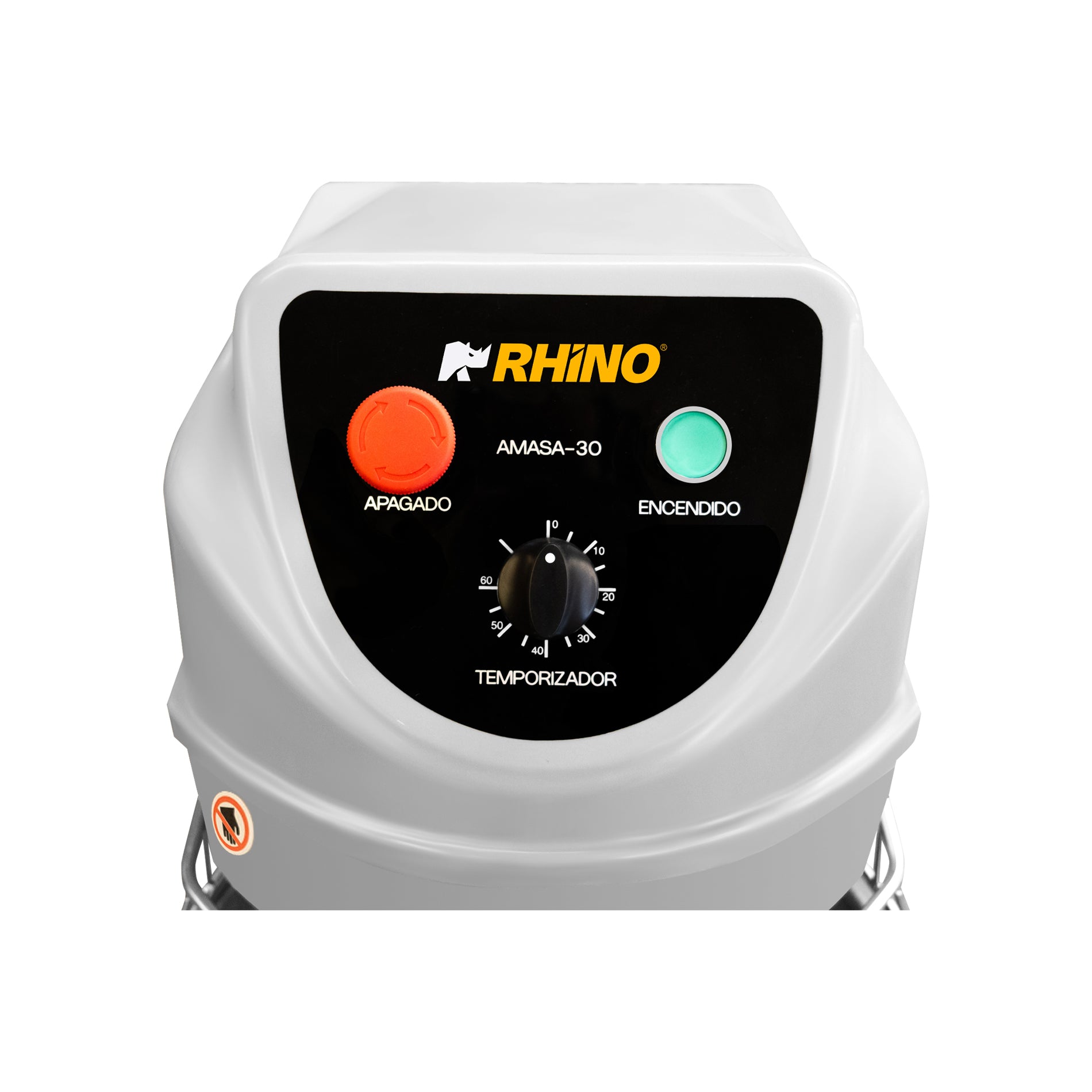 Máquina amasadora Rhino AMASA-30 ideal para panaderías y pizzerías
