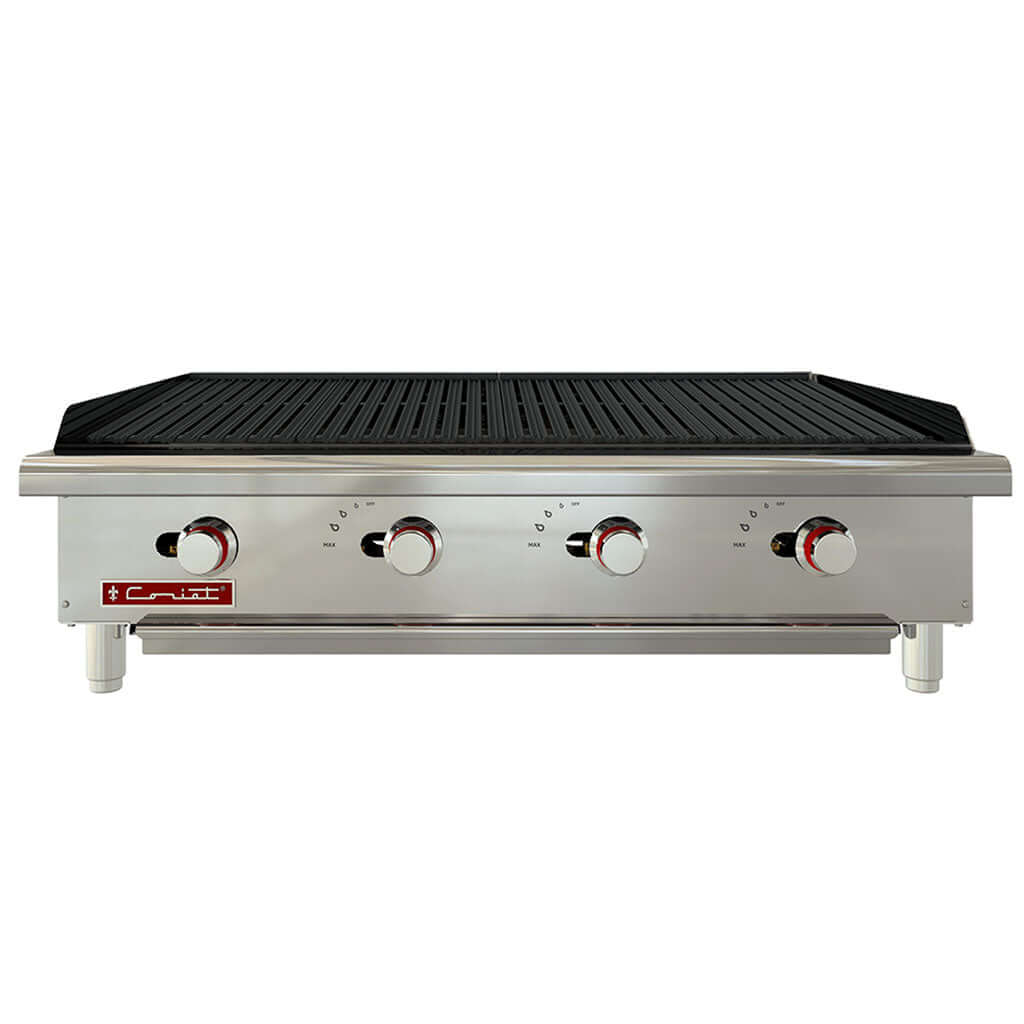 Parrillas reversibles de hierro fundido del asador Coriat ACV-4