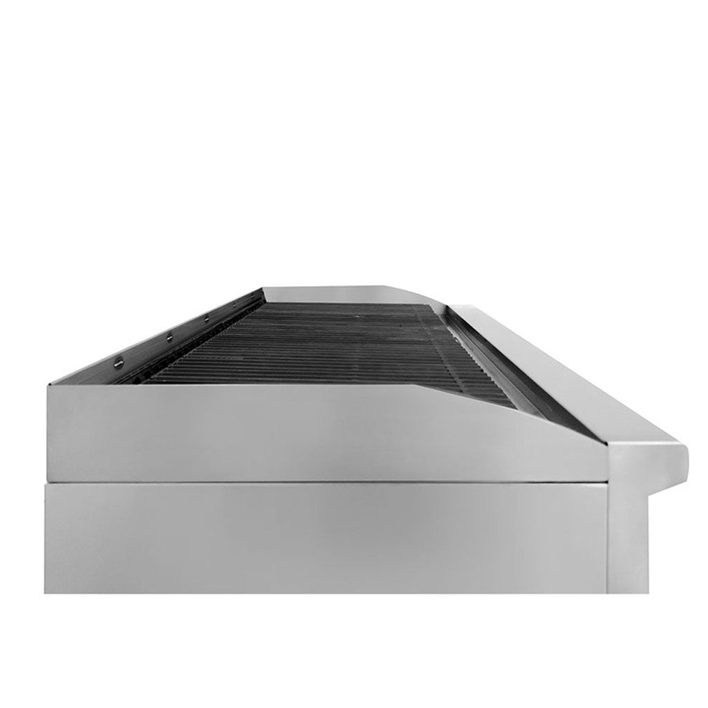 Interior del asador radiante a gas Drago AG-4R