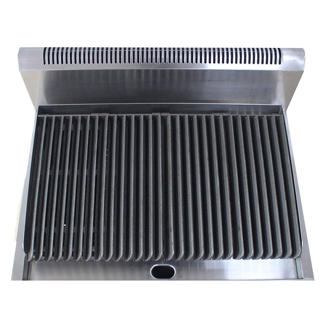 Asadores para restaurantes Migsa HGL-607 con 4 quemadores a gas