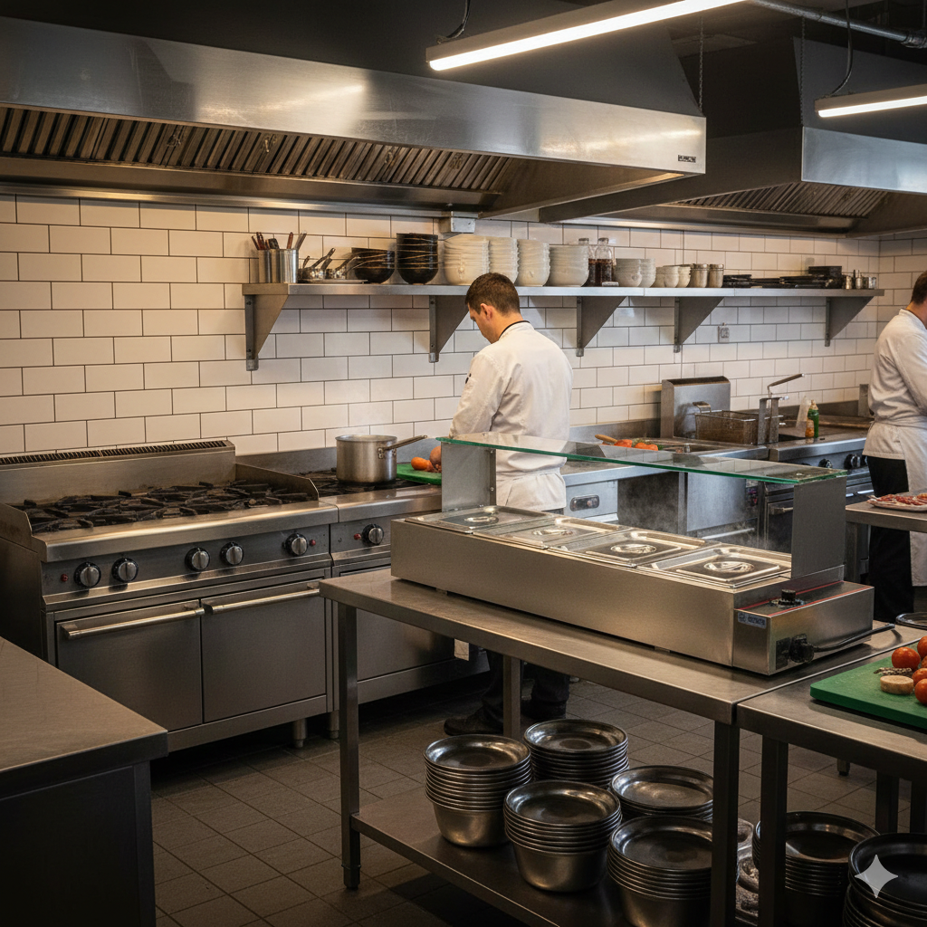 Baño maría industrial Migsa BN-B23 eléctrico para cocina profesional