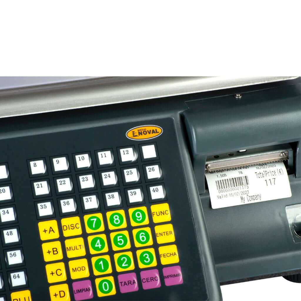 bascula-etiquetadora-Noval-BET-40-zoom-teclado