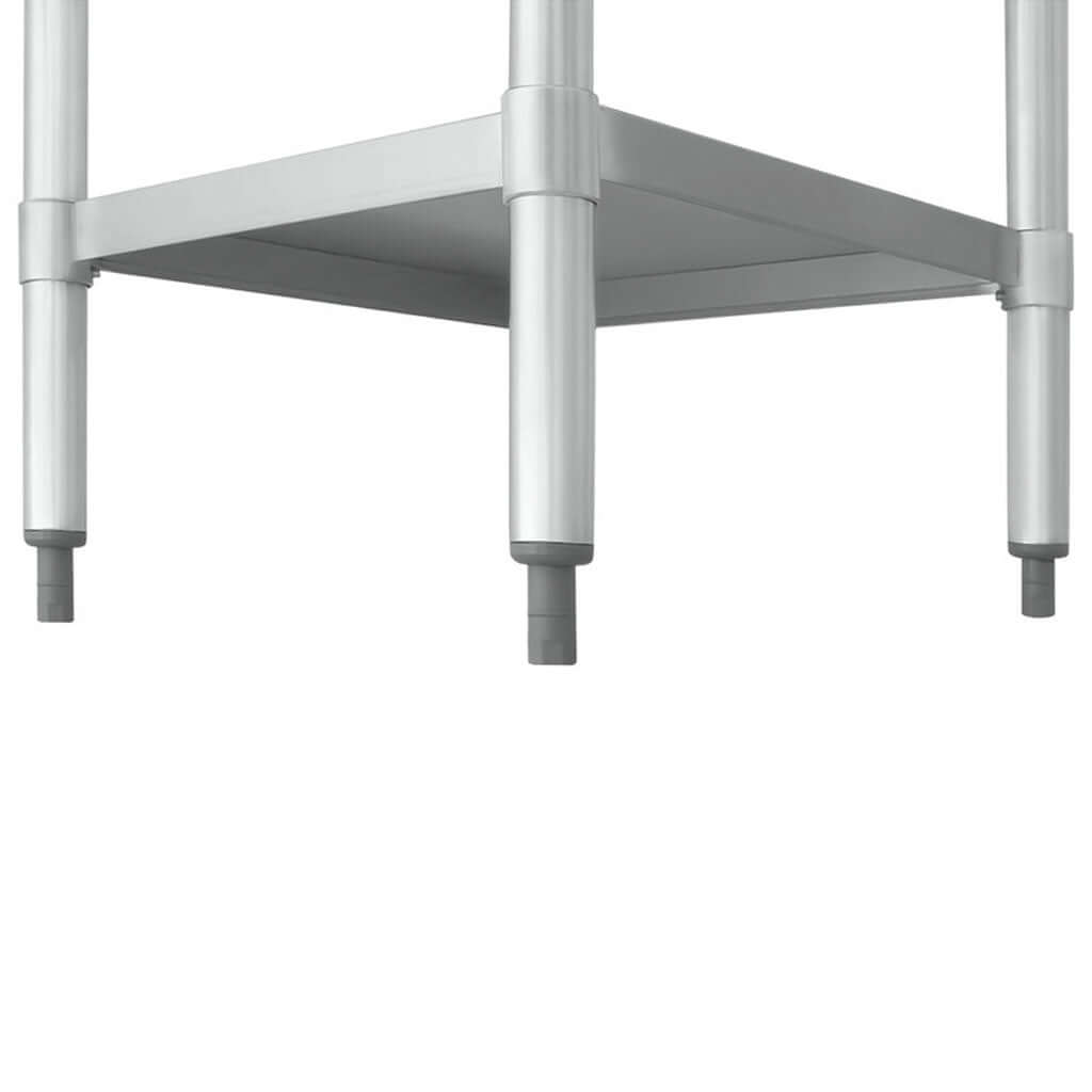 Detalle de patas niveladoras de ABS en la Base Drago BD-2624 24 pulgadas