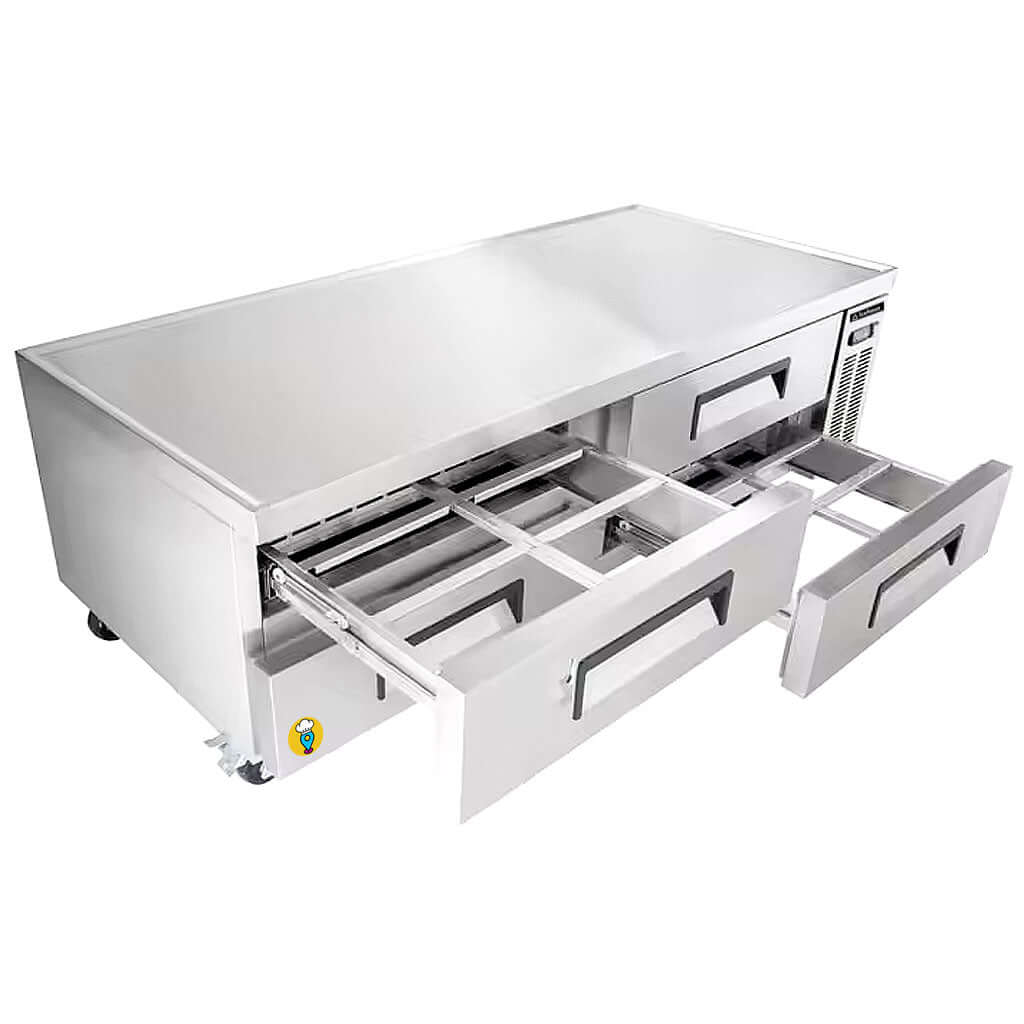 base-refrigerada-icehaus-BRM-4C-SS-01-4-cajones-abiertos