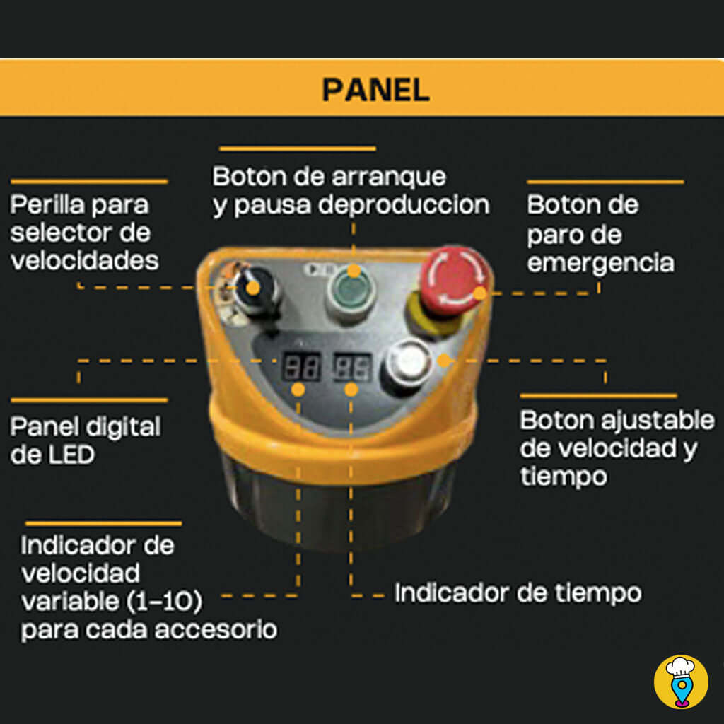 batidora-industrial-para-panaderia-rhino-20-litros-BATI-20X-tablero-de-operacion-con-instrucciones-en-cada-boton