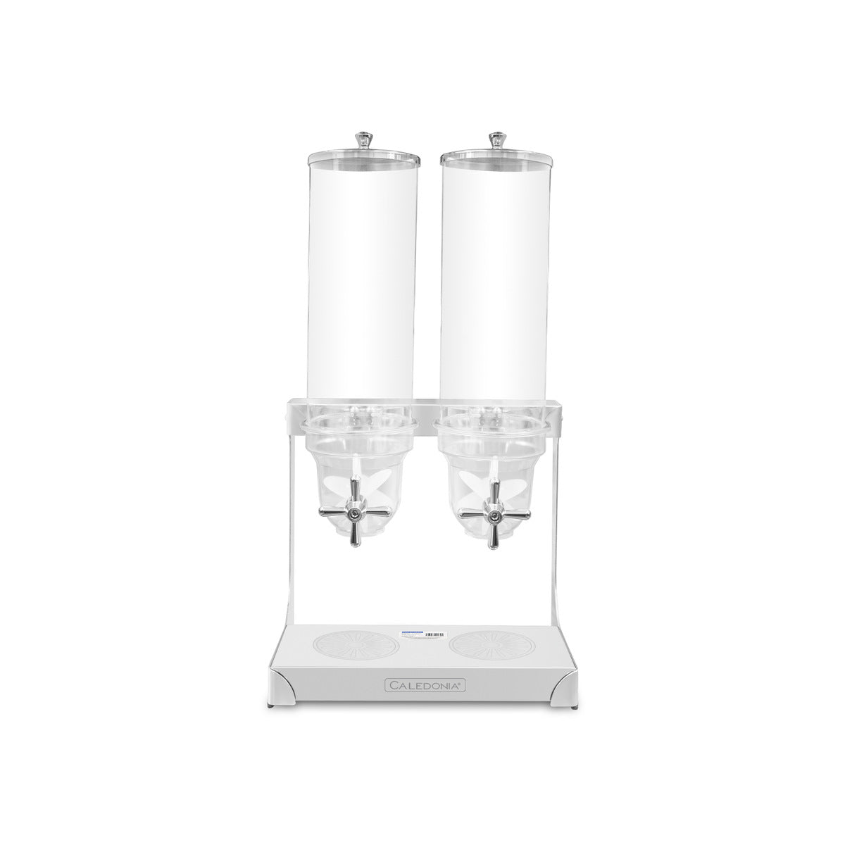 Dispensador doble de cereales Caledonia DISCER-7 de 7 litros con dos depósitos y dos perillas — vista original 2 del equipo