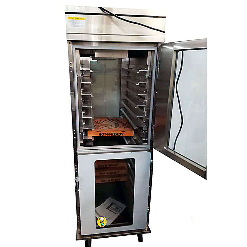 Carro Calentador de Alimentos Passthrough Migsa Econoholdup – Capacidad 91 kg, Acero Inoxidable