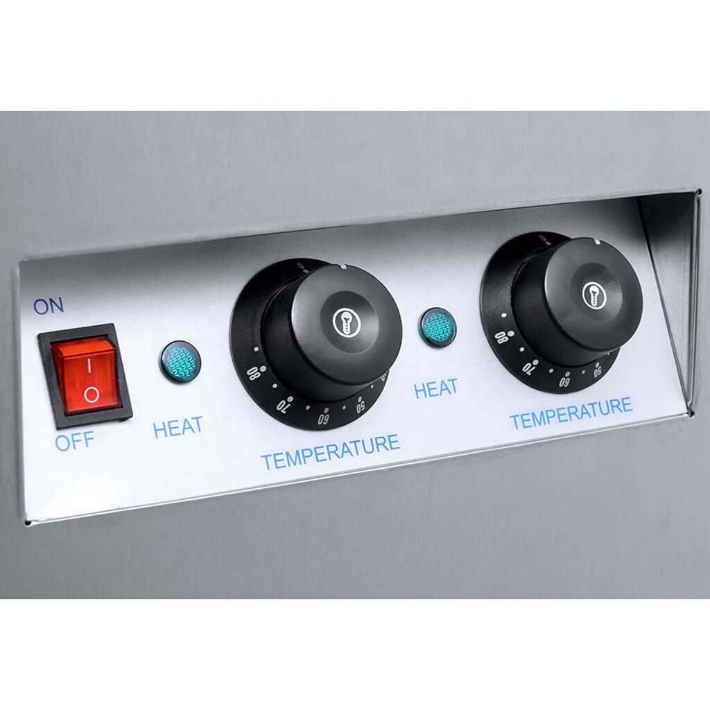 Calentador de platos industrial Migsa MCP-1 con elevador de platos