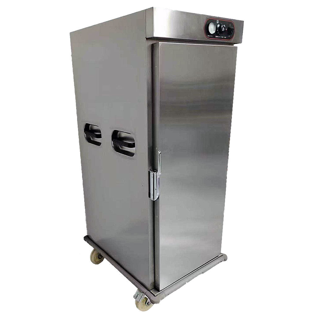 Carro caliente banquetero Migsa FW-11 vista lateral para banquetes