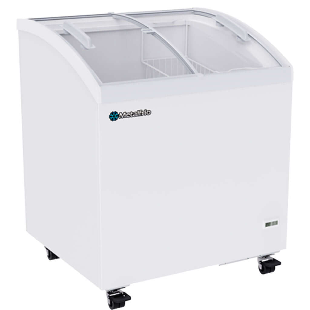 Cerradura con llaves y ruedas resistentes del congelador horizontal Metalfrio CHC200