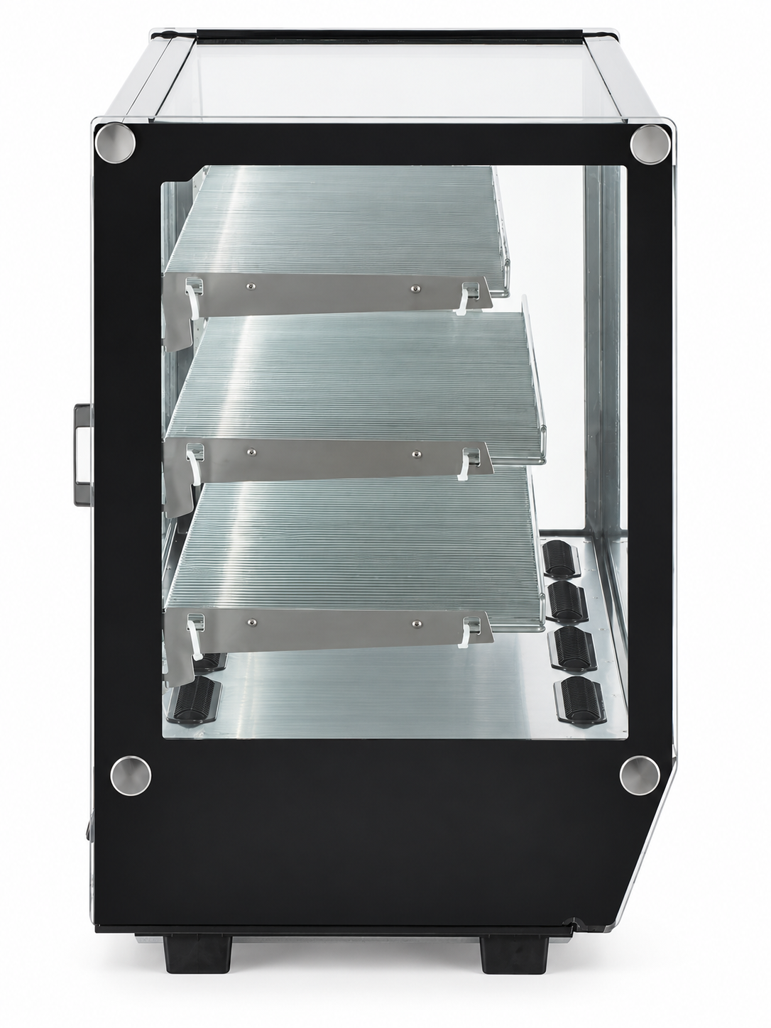 Vista lateral vitrina refrigerada Migsa CW-295