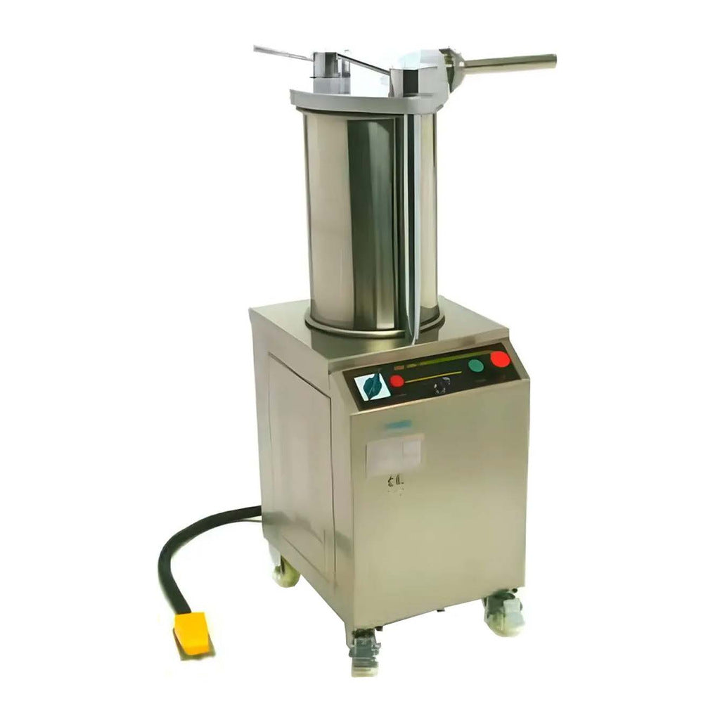 Embutidora hidráulica MIGSA SF260 1 HP y cilindro inoxidable de 260 mm, foto del modelo real