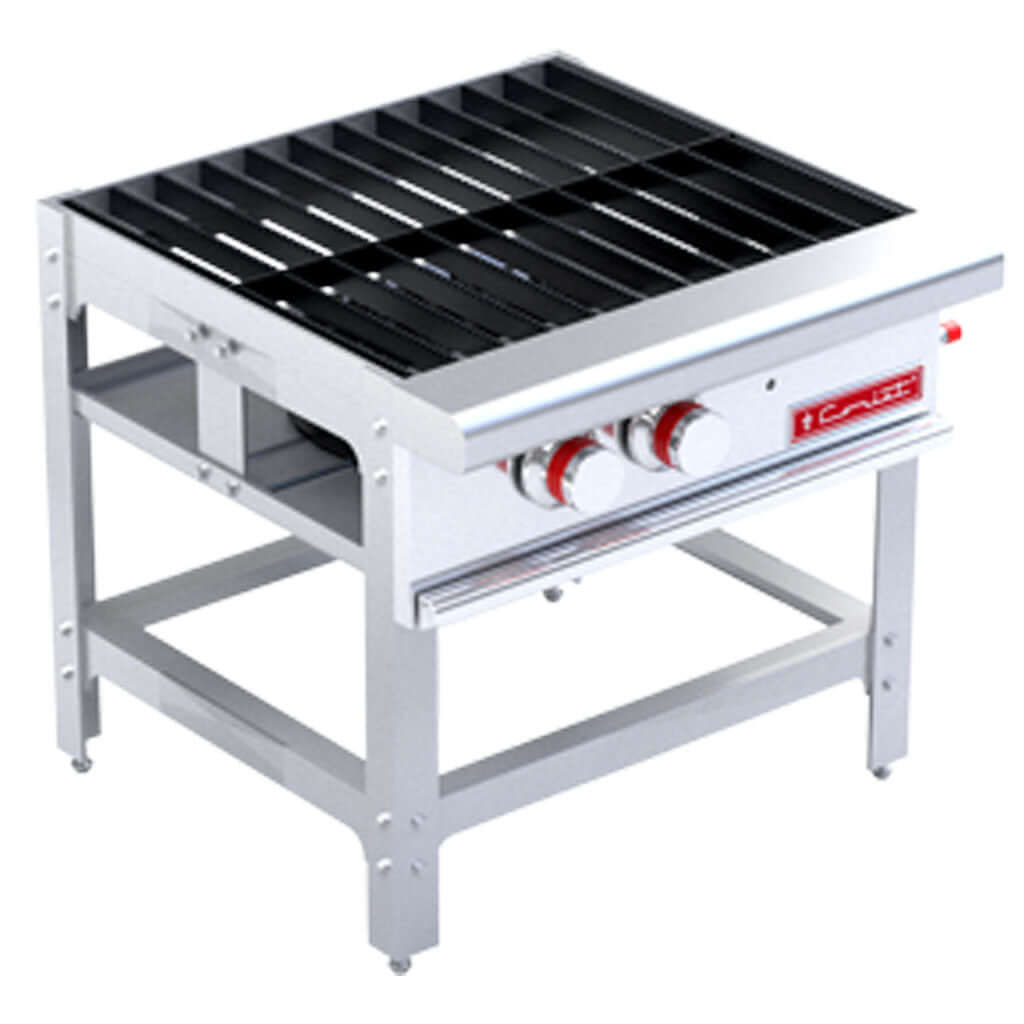 Estufón industrial Coriat SP-1T 1 sección vista frontal para cocina profesional