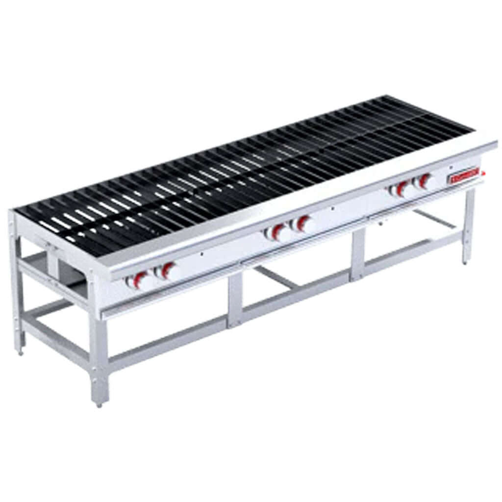 Estufón industrial Coriat SP-3T de 3 secciones vista frontal