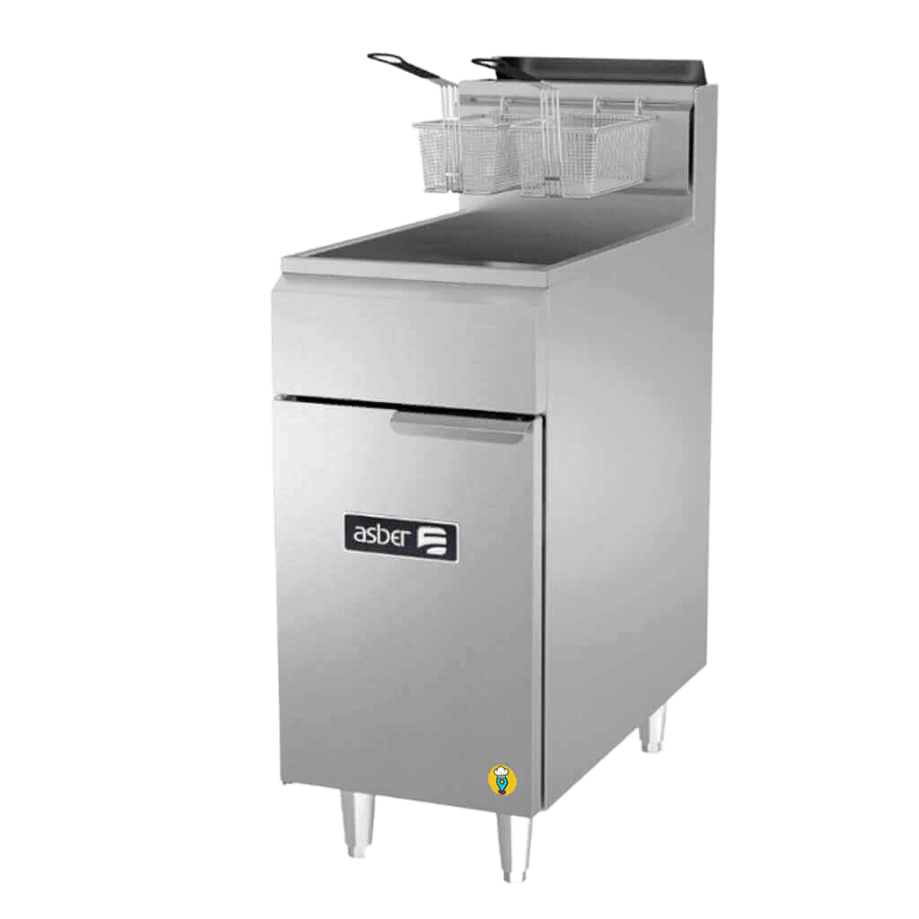 Freidora a Gas ASBER - AEF-50-S-Freidoras-ASBER-ElLugarDelChef.com